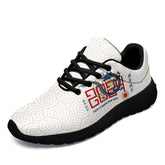 个性化定制打印中国龙文化运动鞋红蓝色黑底067-240250010