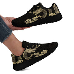 个性化定制打印中国龙文化运动鞋金色黑底067-24025006_7