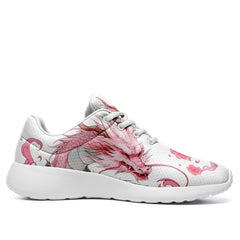 柔性定制打印个性化设计中国龙主题运动鞋白粉色0672428001