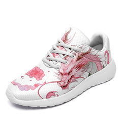 柔性定制打印个性化设计中国龙主题运动鞋白粉色0672428001