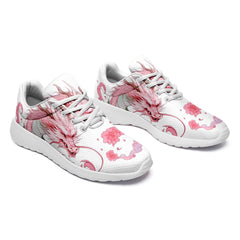 柔性定制打印个性化设计中国龙主题运动鞋白粉色0672428001