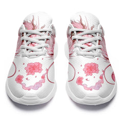 柔性定制打印个性化设计中国龙主题运动鞋白粉色0672428001