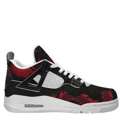 个性定制打印中国龙图案板鞋黑红白底AJ-04-24025003