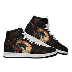 个性定制打印中国龙图案高帮运动鞋黑色白鞋带AJ1H-24025001_5