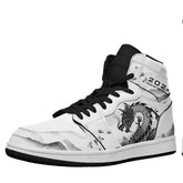 个性定制打印中国龙图案高帮运动水墨色黑鞋带AJ1H-24025010