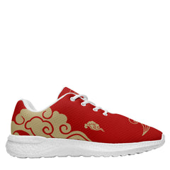 柔性定制个性化打印设计跑鞋时尚中国莆田妈祖特色主题运动鞋金红色BLD2-2