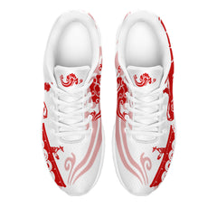 柔性定制个性化打印设计跑鞋时尚中国莆田妈祖特色主题运动鞋红白色BLD2-23023008-5