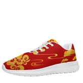 柔性定制个性化打印设计跑鞋时尚中国莆田妈祖特色主题运动鞋金红色BLD2-23023005