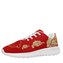 柔性定制个性化打印设计跑鞋时尚中国莆田妈祖特色主题运动鞋金红色BLD2