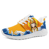 个性化设计定制打印跑鞋时尚湄洲妈祖特色主题运动鞋黄蓝色FN022-240270017