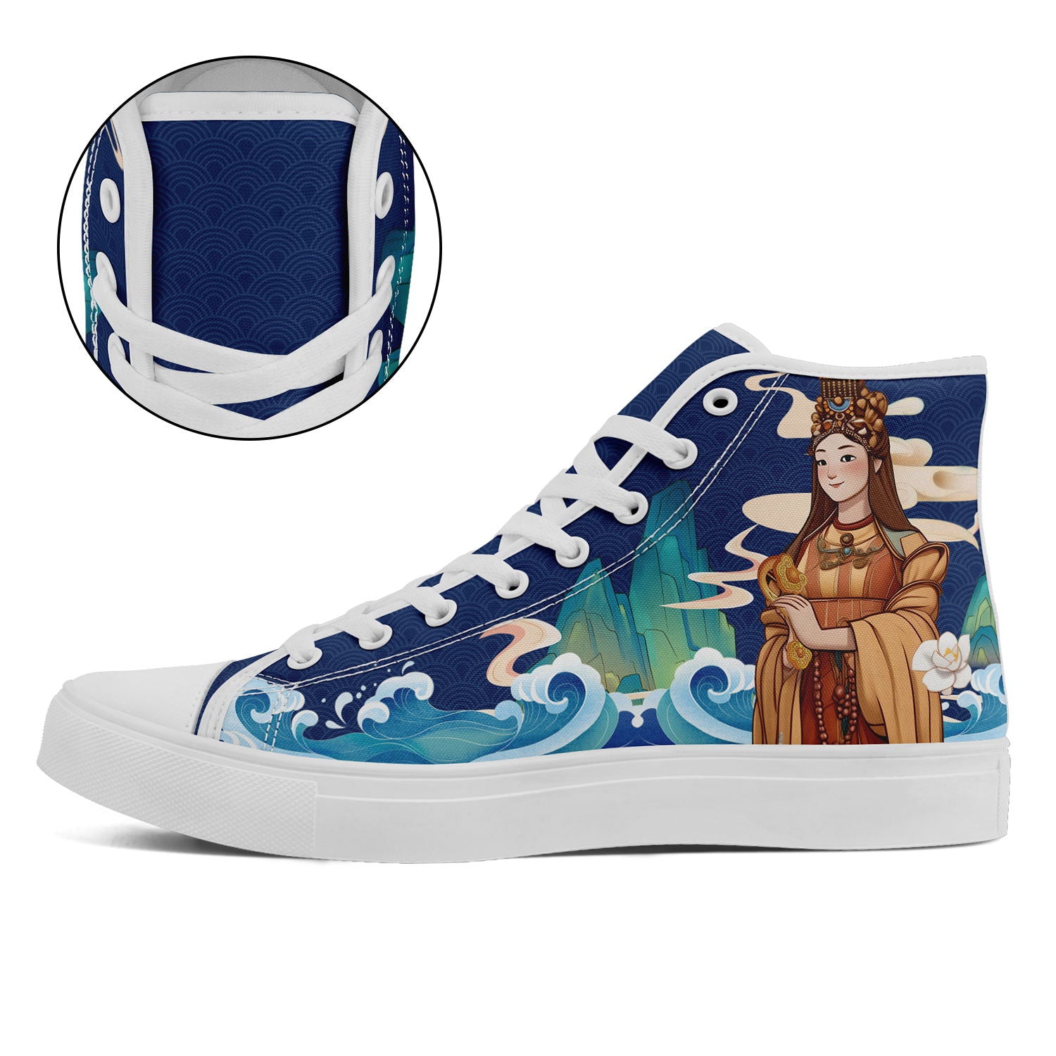 个性化设计定制打印时尚湄洲妈祖特色主题高帮休闲鞋彩色FN024-240270010_13