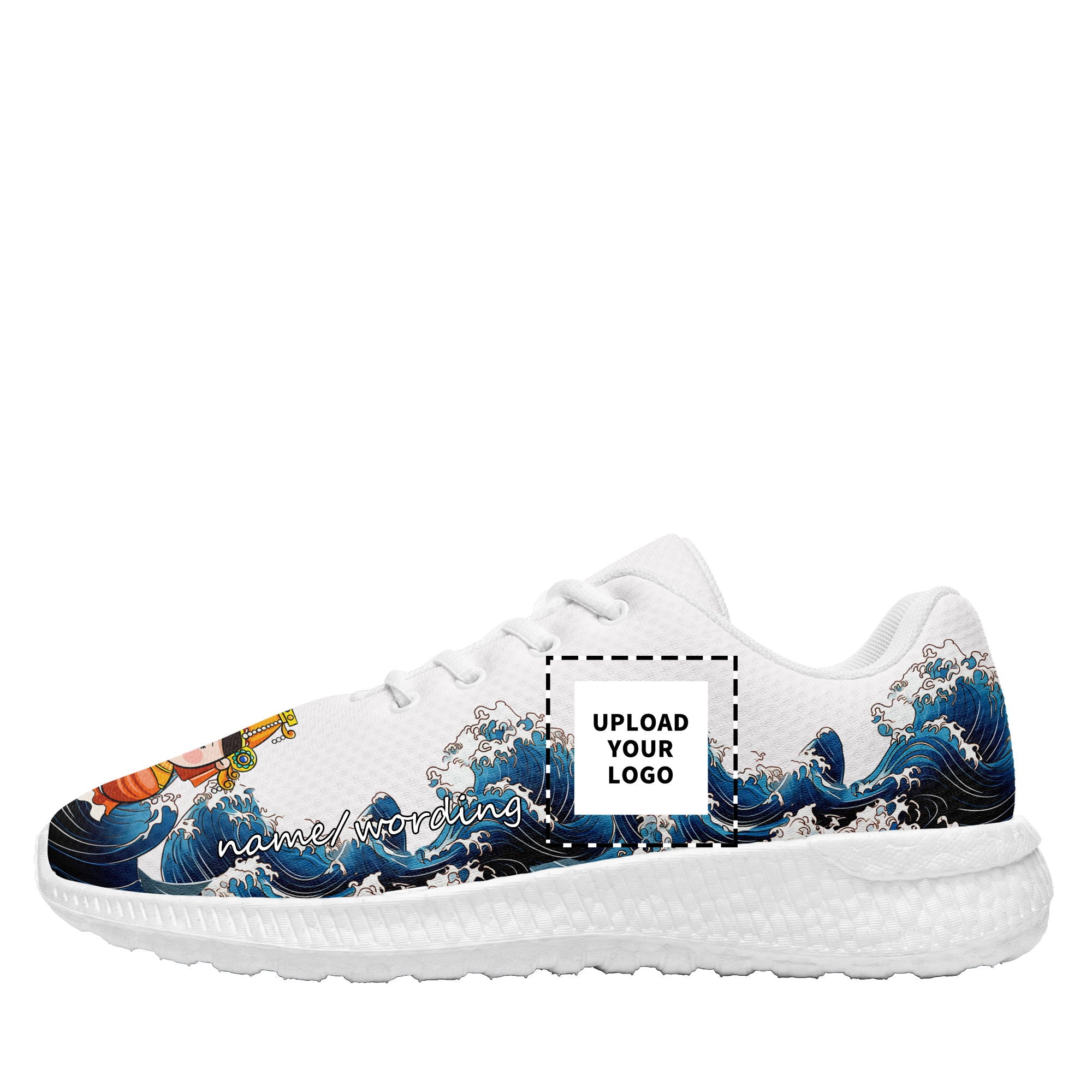 个性化设计定制打印LOGO时尚湄洲妈祖主题运动鞋蓝白色BLD2-2428002_6