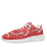 个性化设计定制打印LOGO时尚湄洲妈祖主题运动鞋红色白底BLD2-2428010