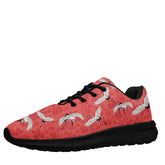 个性化设计定制打印LOGO时尚湄洲妈祖主题运动鞋红色黑底BLD2-2428010