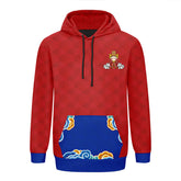 定制打印Logo个性设计中国莆田特色妈祖文化主题男女同款连帽衫外套红蓝色YW045-2306013