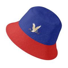定制打印Logo个性化设计中国莆田特色妈祖文化主题文化户外渔夫帽红蓝色PR058-23025005-1