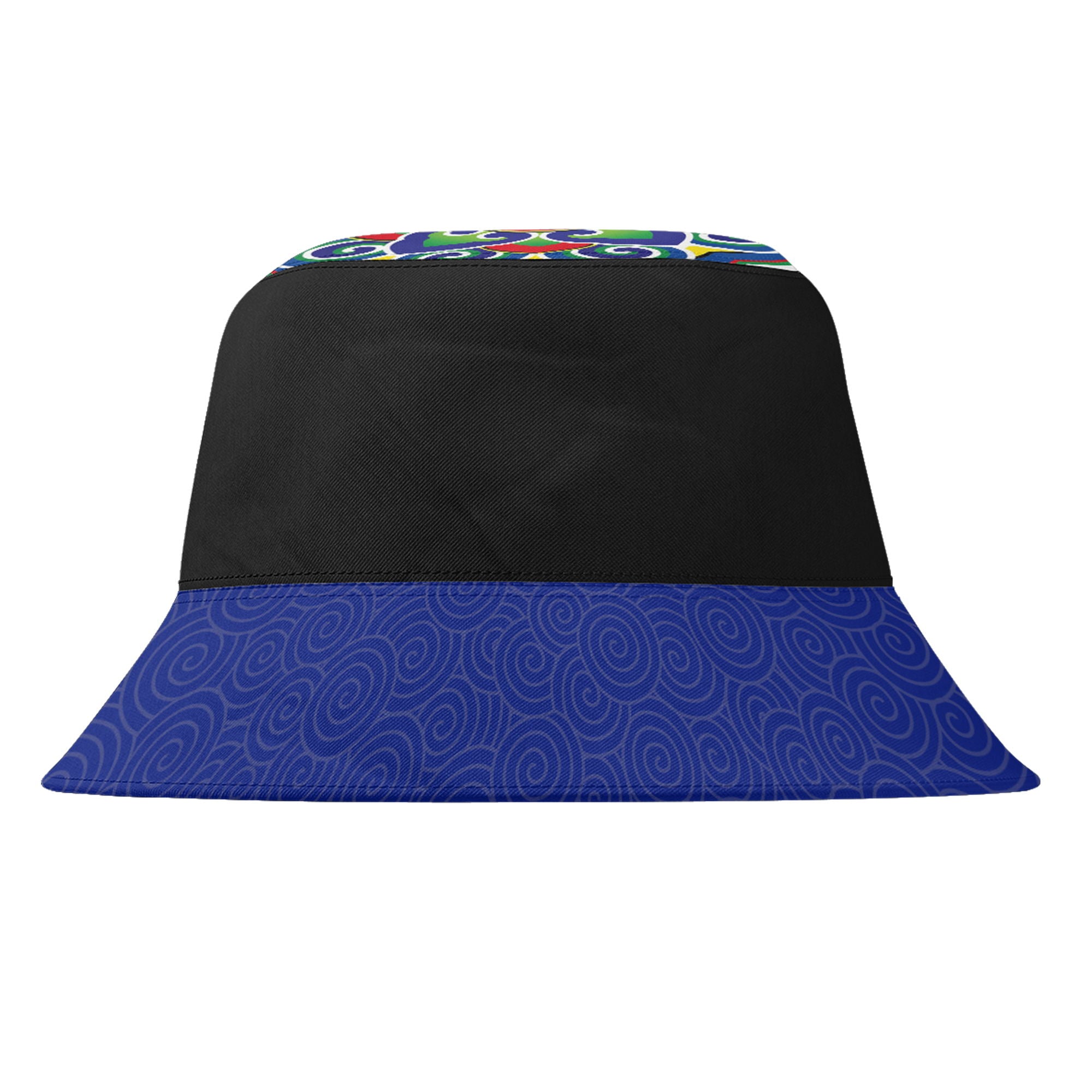 定制打印Logo时尚中国莆田特色妈祖文化主题户外渔夫帽黑蓝色PR058-23025010-2