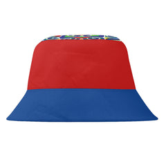 柔性定制打印Logo时尚中国莆田特色妈祖文化主题户外渔夫帽红蓝色PR058-23025009-2