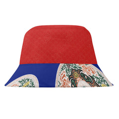 定制打印Logo个性化设计中国莆田特色妈祖文化主题文化户外渔夫帽红蓝色PR058-23025006-2