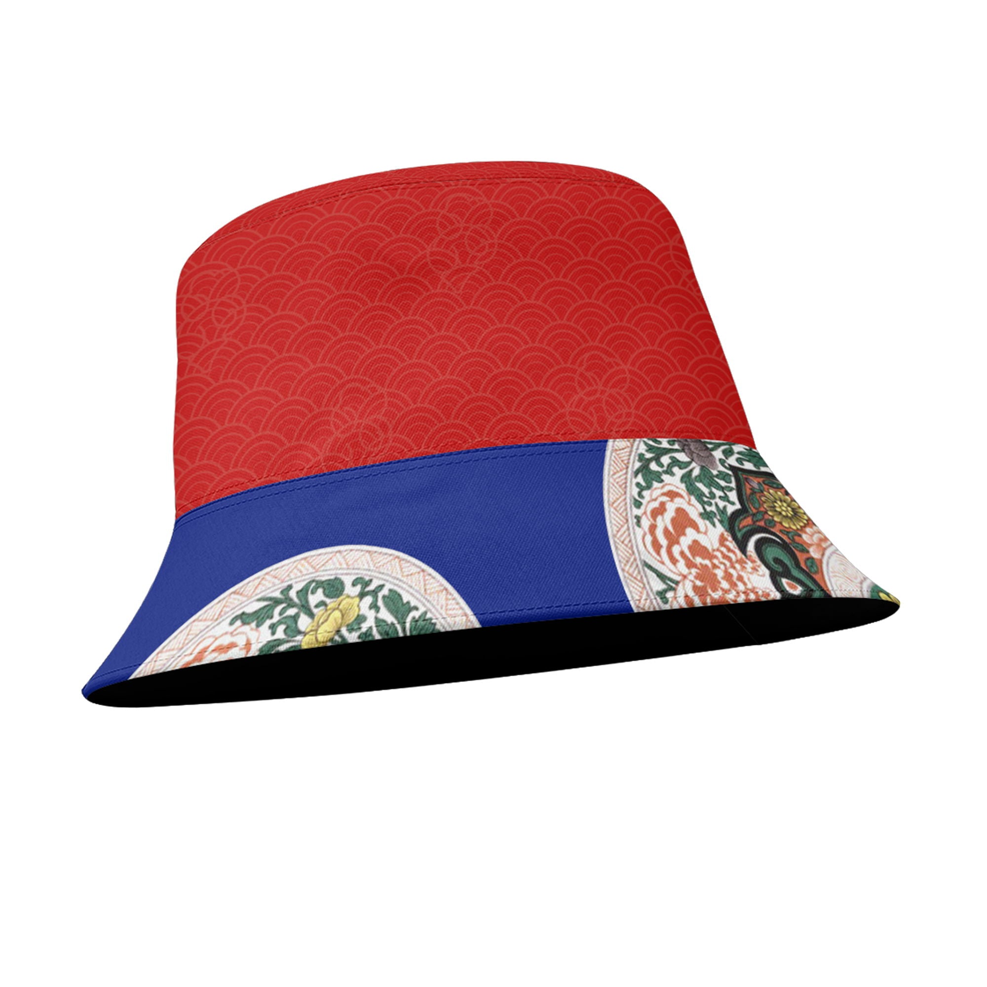 定制打印Logo个性化设计中国莆田特色妈祖文化主题文化户外渔夫帽红蓝色PR058-23025006-3