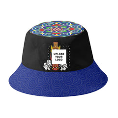 定制打印Logo时尚中国莆田特色妈祖文化主题户外渔夫帽黑蓝色PR058-23025010 定制品牌名