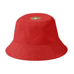 定制打印Logo时尚中国莆田特色妈祖文化主题户外渔夫帽红色PR058-23025011