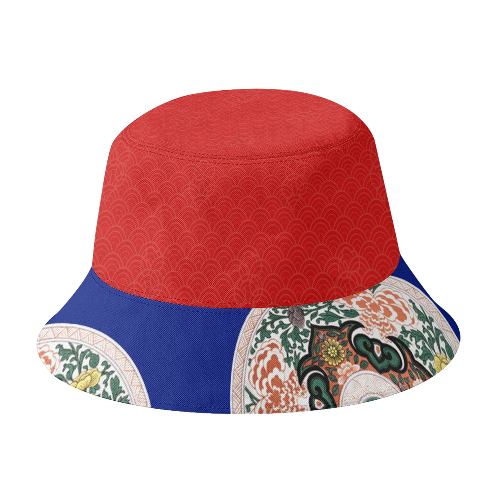 定制打印Logo个性化设计中国莆田特色妈祖文化主题文化户外渔夫帽红蓝色PR058-23025006