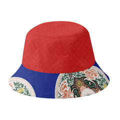 定制打印Logo个性化设计中国莆田特色妈祖文化主题文化户外渔夫帽红蓝色PR058-23025006