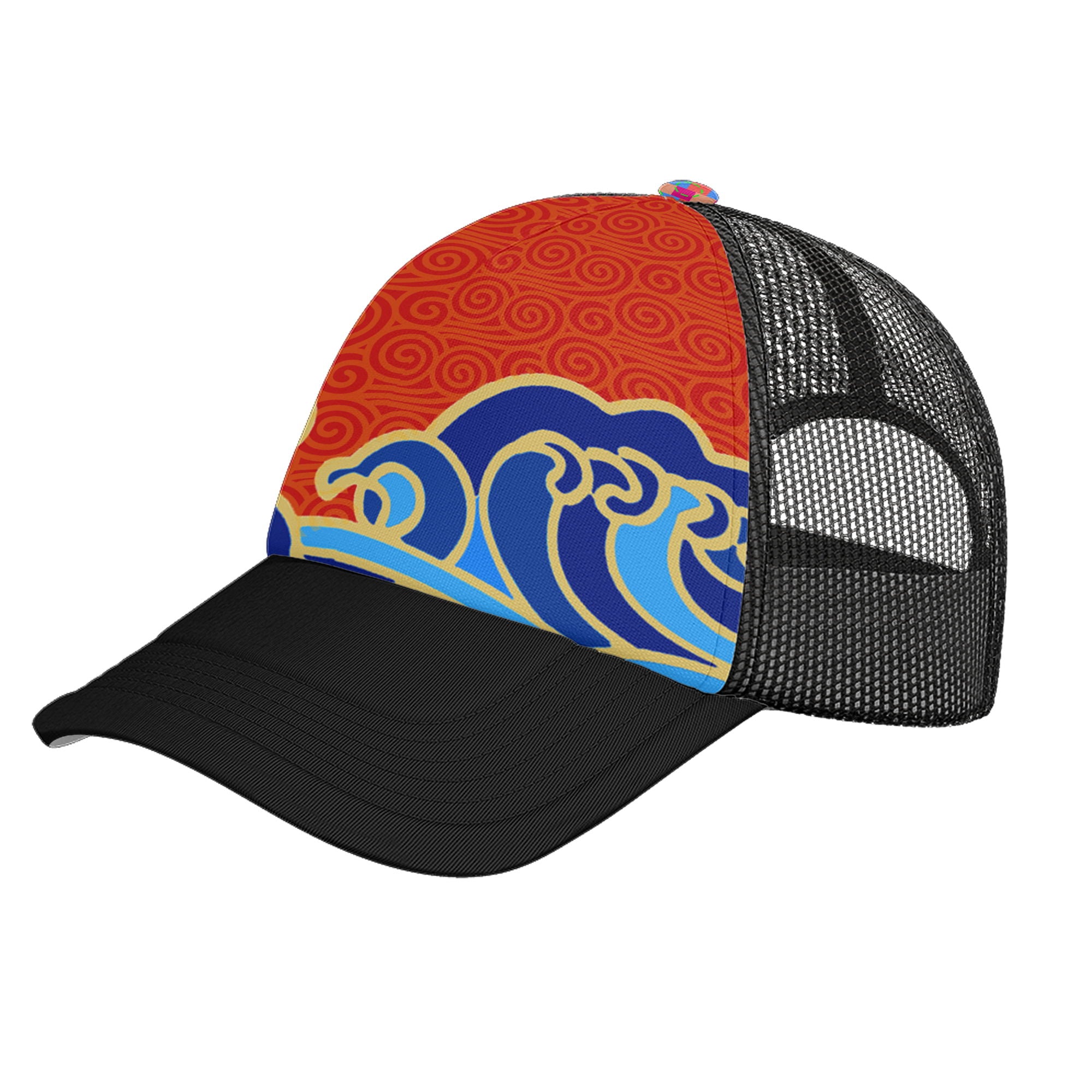 定制打印Logo个性设计中国莆田特色妈祖文化主题户外鸭舌帽红蓝黑色PR111-23025010-1