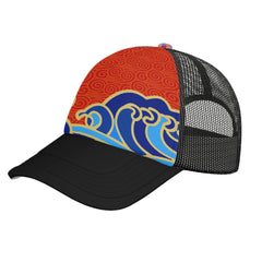 定制打印Logo个性设计中国莆田特色妈祖文化主题户外鸭舌帽红蓝黑色PR111-23025010-1