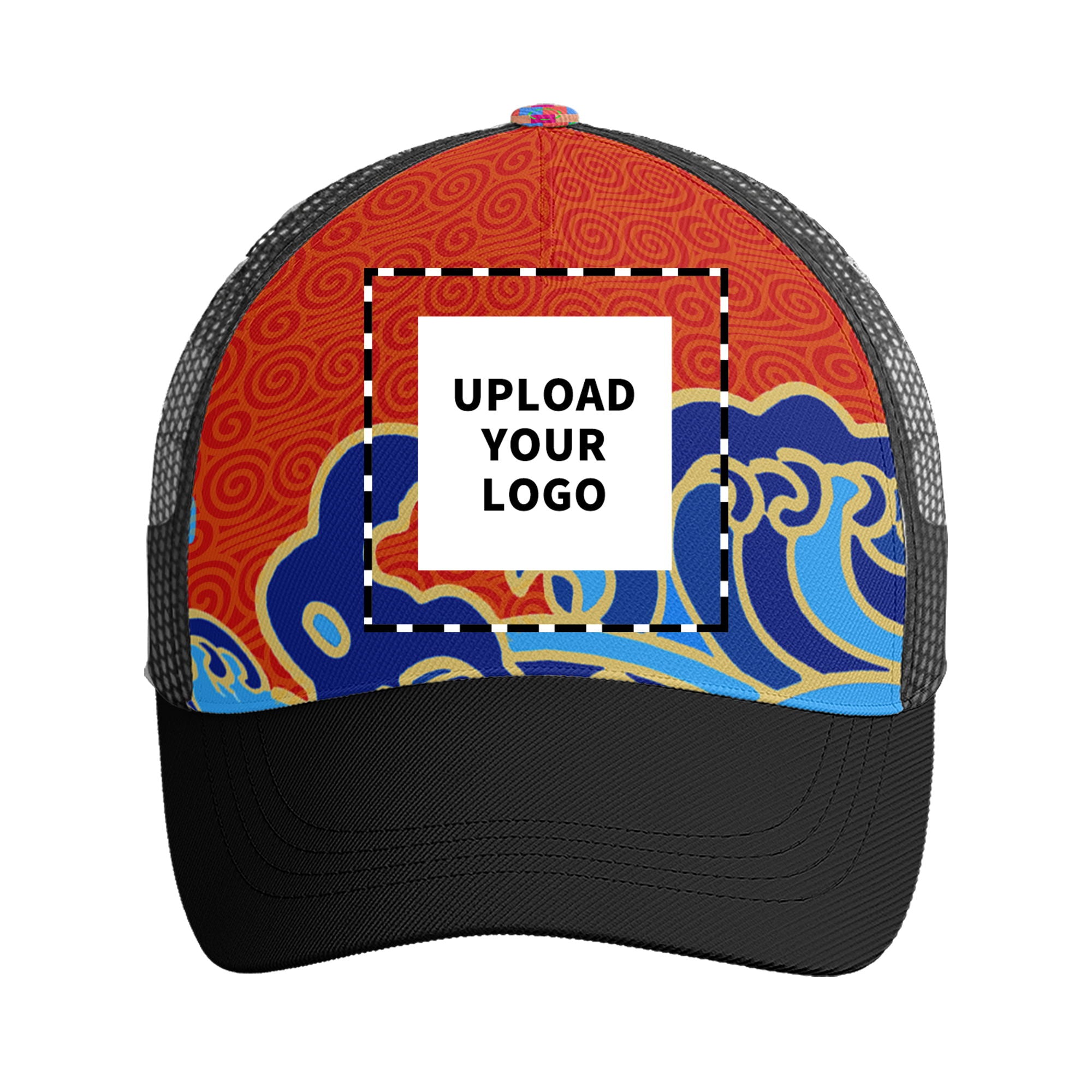 定制打印Logo个性设计中国莆田特色妈祖文化主题户外鸭舌帽红蓝黑色PR111-23025010 定制品牌名