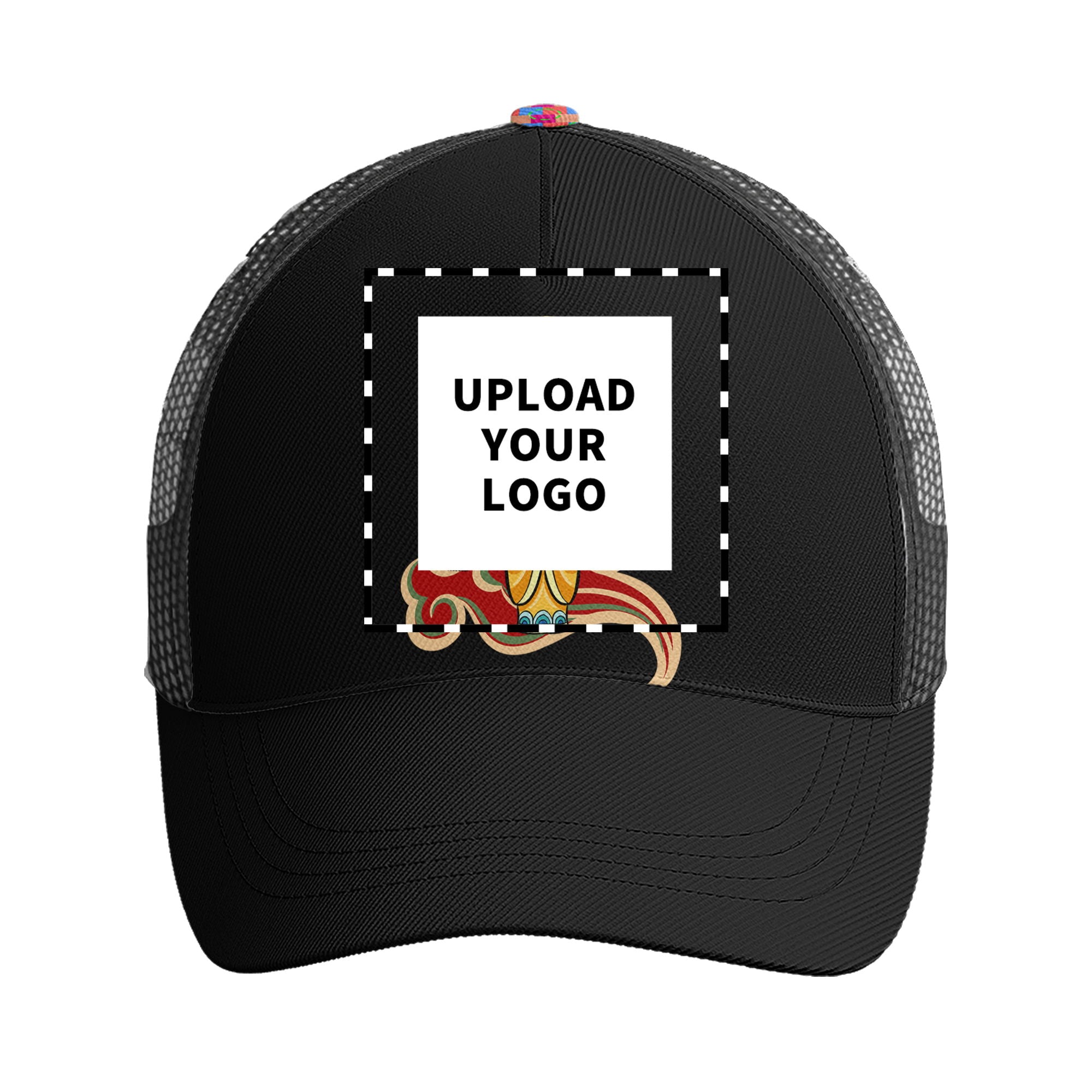 定制打印Logo个性设计中国莆田特色妈祖文化主题户外鸭舌帽黑色PR111-23025009 定制品牌名