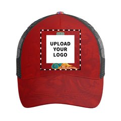 柔性定制打印Logo时尚中国莆田特色妈祖文化主题户外鸭舌帽红色PR111-23025005 定制品牌名