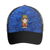 柔性定制打印Logo时尚中国莆田特色妈祖文化主题户外鸭舌帽蓝黑色PR111-23025008