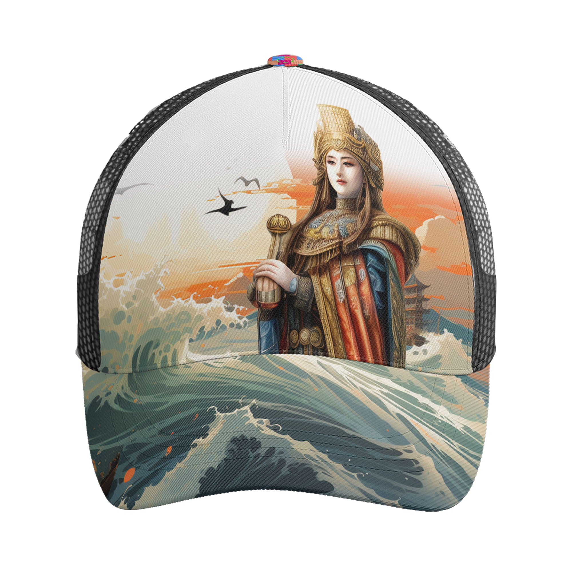 定制打印Logo个性设计中国莆田特色妈祖文化主题户外鸭舌帽彩色PR111-23025003