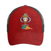 柔性定制打印Logo时尚中国莆田特色妈祖文化主题户外鸭舌帽红色PR111-23025005