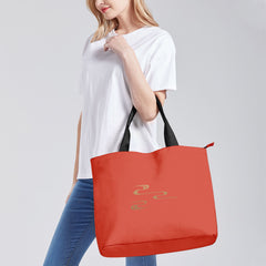柔性定制打印Logo中国莆田特色妈祖文化主题女士手提包橙红色YW202-23023008