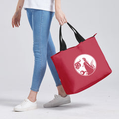 柔性定制打印Logo品牌名中国莆田特色妈祖文化主题女士手提包红色YW202-23023002-7