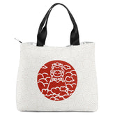 定制打印Logo品牌名时尚中国莆田特色妈祖文化主题女士手提包白红色YW202-230230012