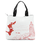 个性化定制打印Logo中国莆田特色妈祖文化主题女士手提包白红色YW202-230230010