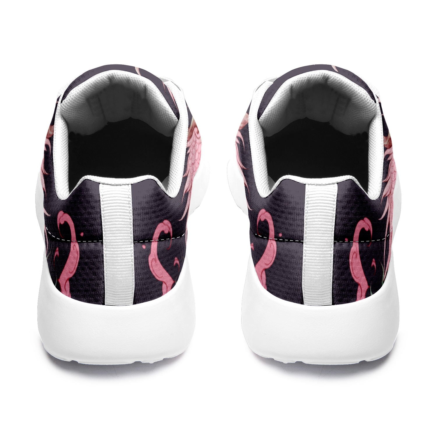 柔性定制打印个性化设计中国龙主题运动鞋黑粉色0672428001