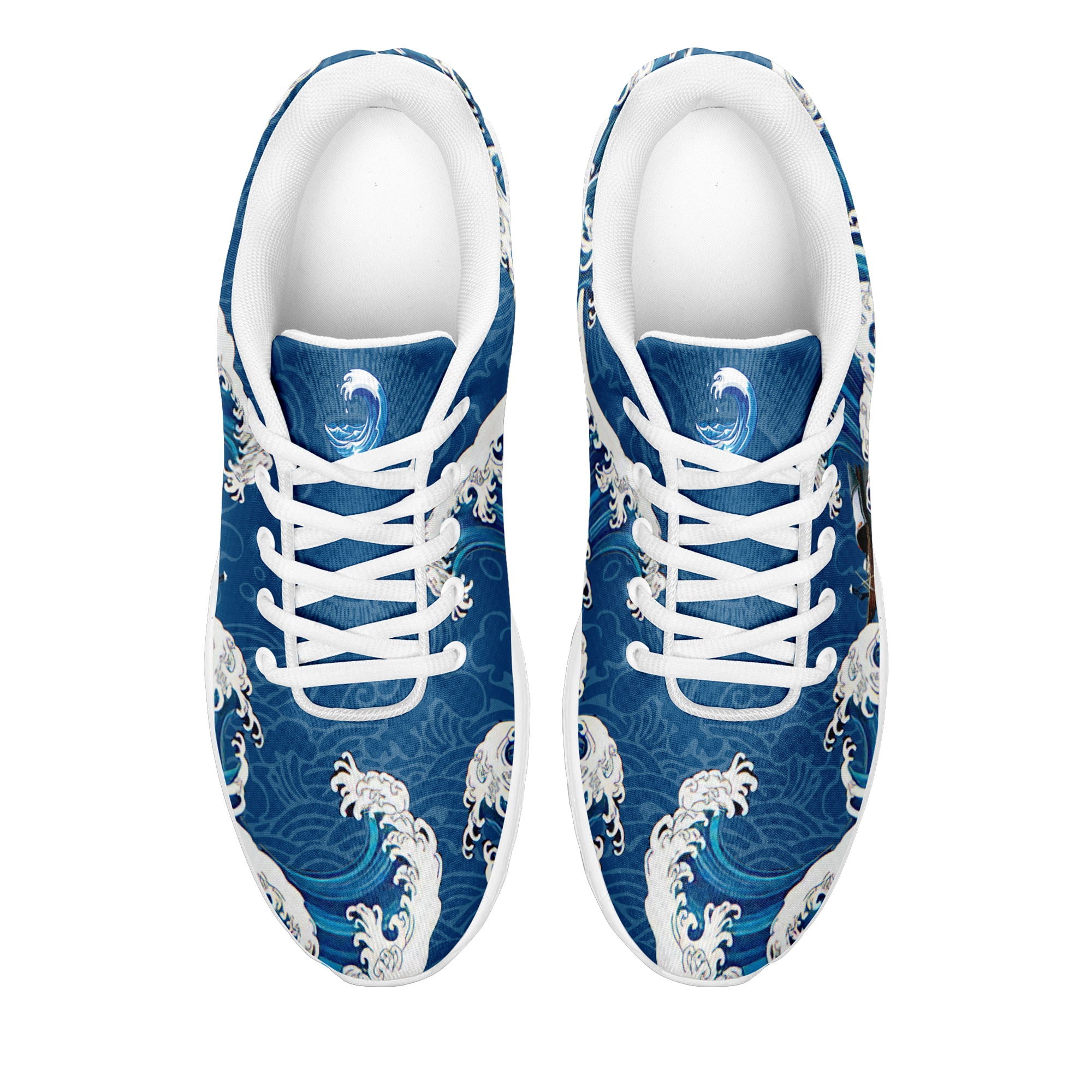柔性定制个性化打印设计跑鞋时尚中国莆田妈祖特色主题运动鞋蓝色BLD2-5