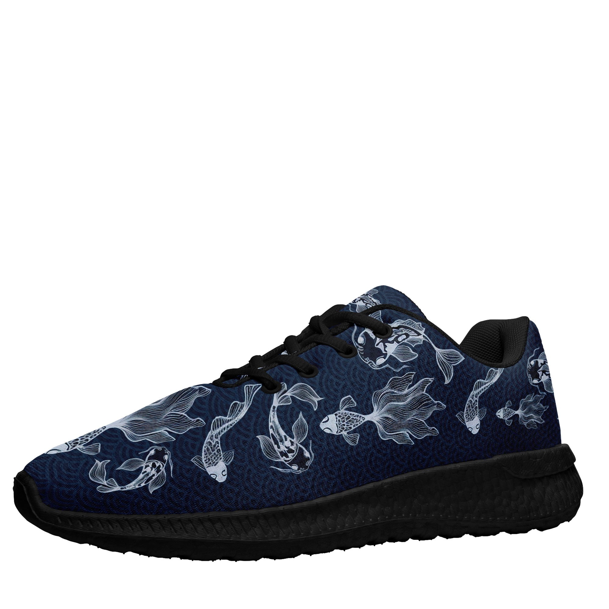 个性化设计定制打印LOGO时尚湄洲妈祖主题运动鞋藏蓝色黑底BLD2-2428009